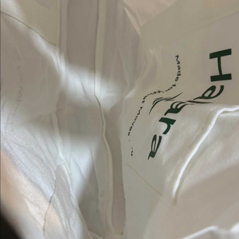 Halara White Tote Bag